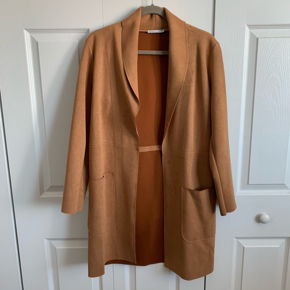Zara Khaki/Brown Light Coat - Picture 1 of 3